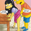 Bart prend sa copine en levrette