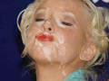 Christina Aguilera fake d'éjac faciale