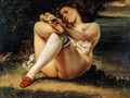 Gustave COURBET : La femme aux chaussettes blanches !